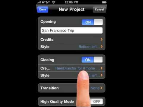 ReelDirector, editor de video para el iPhone