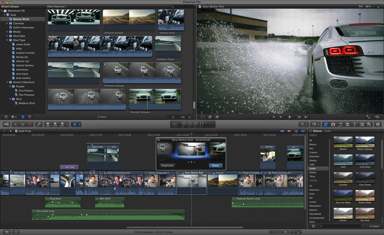 Quince tutoriales sobre corrección de color en Final Cut Pro X