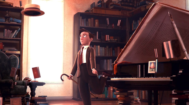 Oscars 2012,The Fantastic Flying Books of Mr. Morris Lessmore, nominado en cortometraje animado